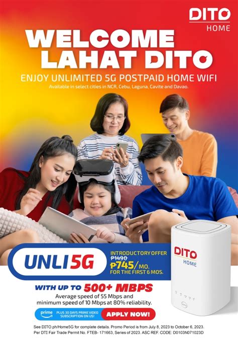 unli piso wifi|Welcome Lahat DITO!.